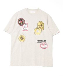 リラックスフィット HAWAIANパッチプリントTシャツ