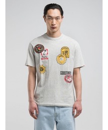 リラックスフィット HAWAIANパッチプリントTシャツ