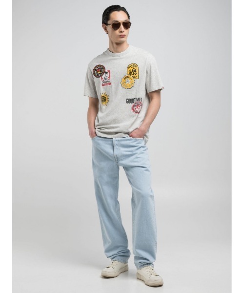 REPLAY(リプレイ)の「リラックスフィット HAWAIANパッチプリントTシャツ(Tシャツ/カットソー・メンズ・ミント/ミックスグレー・LARGE/X-LARGE/SMALL/MEDIUM)」の7枚目の写真