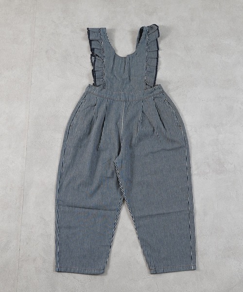 セール】【COTTON from U.S.A】デニム3wayフリルサロペット