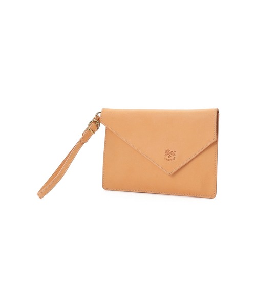 IL BISONTE(イルビゾンテ)の「IL BISONTE / ORIGINAL LEATHER / クラッチバッグ(クラッチバッグ・レディース・グレー/ネイビー/ブラック/グリーン/レンガ・FREE)」の6枚目の写真