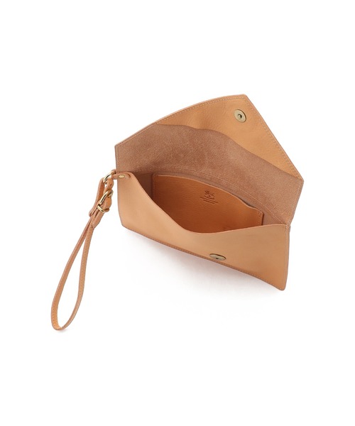 IL BISONTE(イルビゾンテ)の「IL BISONTE / ORIGINAL LEATHER / クラッチバッグ(クラッチバッグ・レディース・グレー/ネイビー/ブラック/グリーン/レンガ・FREE)」の10枚目の写真