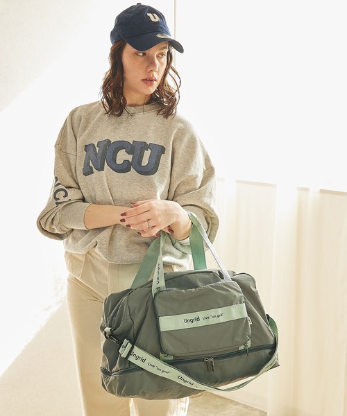 Ungrid/アングリッド】7ポケット多機能トラベルラージボストンバッグ