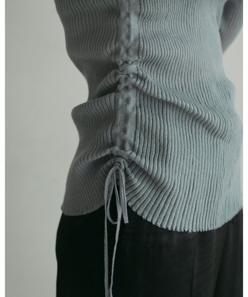 セール】Side Drawstring Knit（ニット/セーター）｜anuke