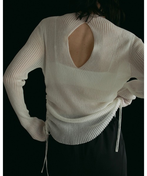 新品タグ付 anuke Side Drawstring Knit セール】Side Drawstring Knit（ニット/セーター）｜anuke