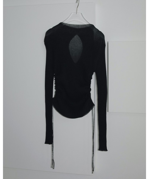 セール】Side Drawstring Knit（ニット/セーター）｜anuke