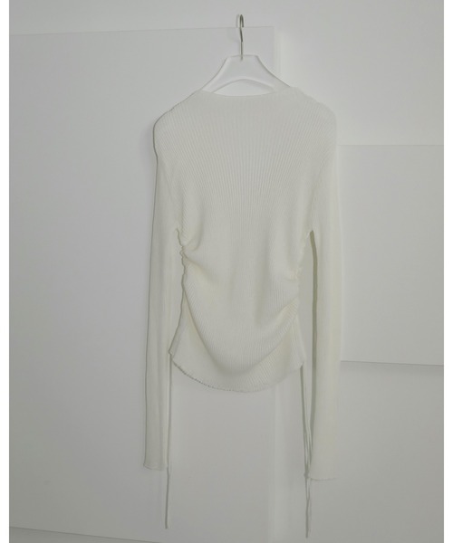 セール】Side Drawstring Knit（ニット/セーター）｜anuke