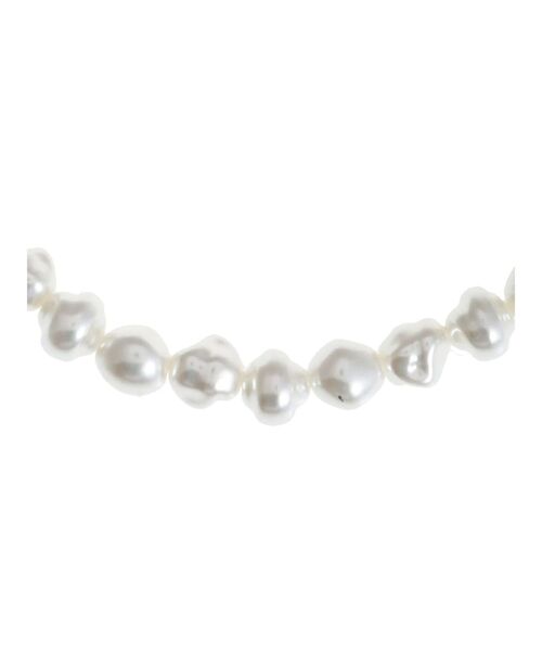 LAGUNAMOON（ラグナムーン）の「LADYフェイクパールビジューショートネックレス（ネックレス・レディース・アイボリー・FREE）」の9枚目の写真