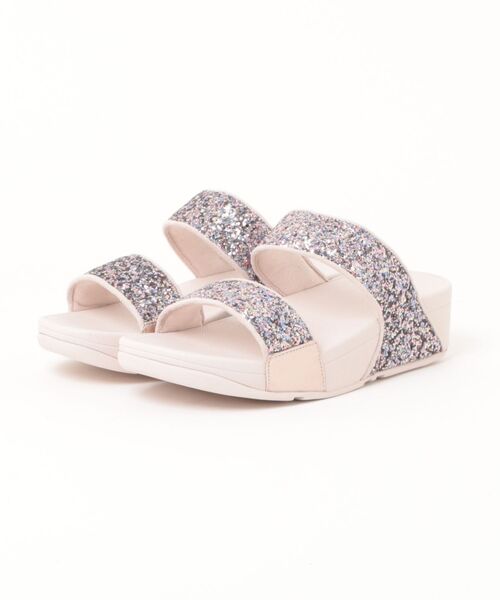 fitflop(フィットフロップ)の「LULU MULTI-TONAL GLITTER SLIDES(サンダル・レディース・ブラック/ピンク/ライトブルー・US8/US7/US6/US5)」の3枚目の写真