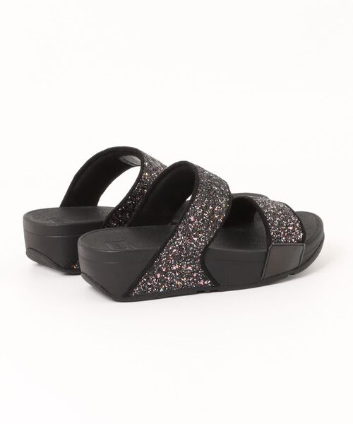 LULU MULTI-TONAL GLITTER SLIDES（サンダル）｜fitflop