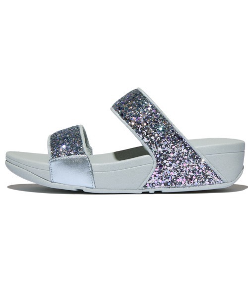 fitflop(フィットフロップ)の「LULU MULTI-TONAL GLITTER SLIDES(サンダル・レディース・ブラック/ピンク/ライトブルー/ゴールド系/ブルー・US8/US7/US6/US5)」の11枚目の写真