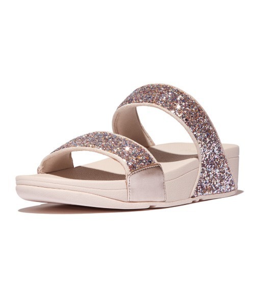 fitflop(フィットフロップ)の「LULU MULTI-TONAL GLITTER SLIDES(サンダル・レディース・ブラック/ピンク/ライトブルー/ゴールド系/ブルー・US8/US7/US6/US5)」の7枚目の写真