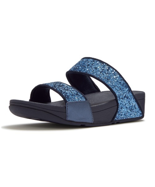 fitflop(フィットフロップ)の「LULU MULTI-TONAL GLITTER SLIDES(サンダル・レディース・ブラック/ピンク/ライトブルー/ゴールド系/ブルー・US8/US7/US6/US5)」の8枚目の写真