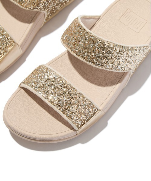 fitflop(フィットフロップ)の「LULU MULTI-TONAL GLITTER SLIDES(サンダル・レディース・ブラック/ピンク/ライトブルー/ゴールド系/ブルー・US8/US7/US6/US5)」の16枚目の写真
