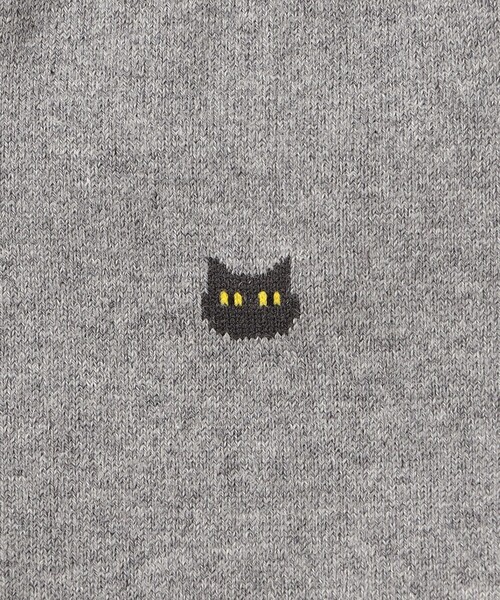 MACKINTOSH PHILOSOPHY（ﾏｯｷﾝﾄｯｼｭ ﾌｨﾛｿﾌｨｰ）の「キャット カジュアルソックス（ソックス/靴下・メンズ・グレー系その他/ブラック/ダークネイビー・FREE）」の4枚目の写真