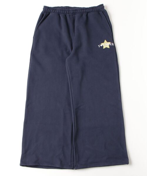☆韓国の人気☆【ETRE】☆STARS KNIT WIDE SWEAT PANTS☆ OPEN YY] YY WIDE SWEATPANTS, GRAY 正規品 韓国ブランド 韓国