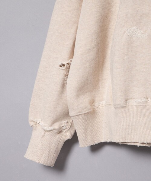 F-LAGSTUF-F（フラグスタフ）の「24SS-FS-27 BORO AFTER HOODIE（パーカー・メンズ・ブラック/オフホワイト・MEDIUM/LARGE/X-LARGE）」の20枚目の写真