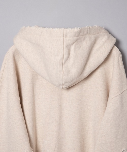 F-LAGSTUF-F（フラグスタフ）の「24SS-FS-27 BORO AFTER HOODIE（パーカー・メンズ・ブラック/オフホワイト・MEDIUM/LARGE/X-LARGE）」の6枚目の写真