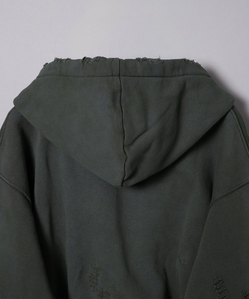 F-LAGSTUF-F（フラグスタフ）の「24SS-FS-27 BORO AFTER HOODIE（パーカー・メンズ・ブラック/オフホワイト・MEDIUM/LARGE/X-LARGE）」の12枚目の写真
