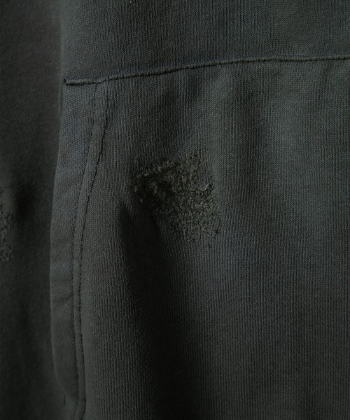 F-LAGSTUF-F（フラグスタフ）の「24SS-FS-27 BORO AFTER HOODIE（パーカー・メンズ・ブラック/オフホワイト・MEDIUM/LARGE/X-LARGE）」の16枚目の写真