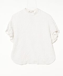 フリルヘム ドット ブラウス HUIT（シャツ/ブラウス）｜HUIT