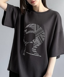 Classical Origin（クラシカルオリジン）の「【Classical Origin】フェイスグラフィックオーバーサイズTシャツ／Face Graphic Oversized Double-Knit T-Shirt（Tシャツ/カットソー）」