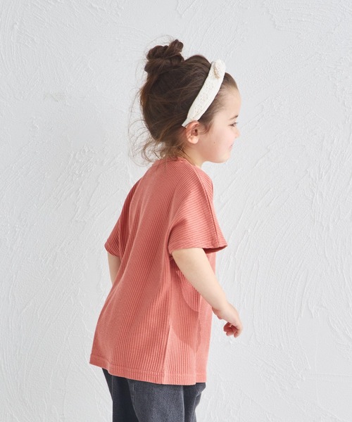 hina.t ピンク コットン Tシャツ ポケット付き 楽天市場】ポケット付き Tシャツ（カラーピンク）（レディース