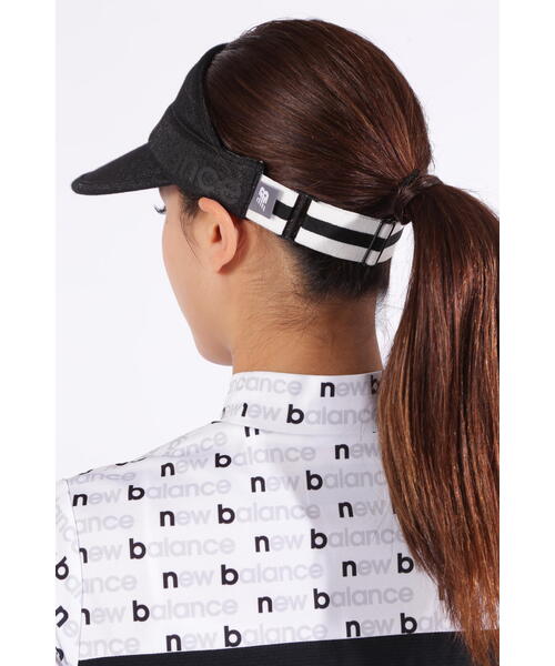 New Balance Golf(ニューバランスゴルフ)の「【new balance golf】ハイクラウンバイザー (WOMENS)(サンバイザー・レディース・ホワイト/ベージュ系その他/ブラック・FREE)」の5枚目の写真