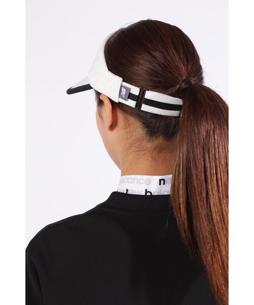 New Balance Golf(ニューバランスゴルフ)の「【new balance golf】ハイクラウンバイザー (WOMENS)(サンバイザー・レディース・ホワイト/ベージュ系その他/ブラック・FREE)」の16枚目の写真