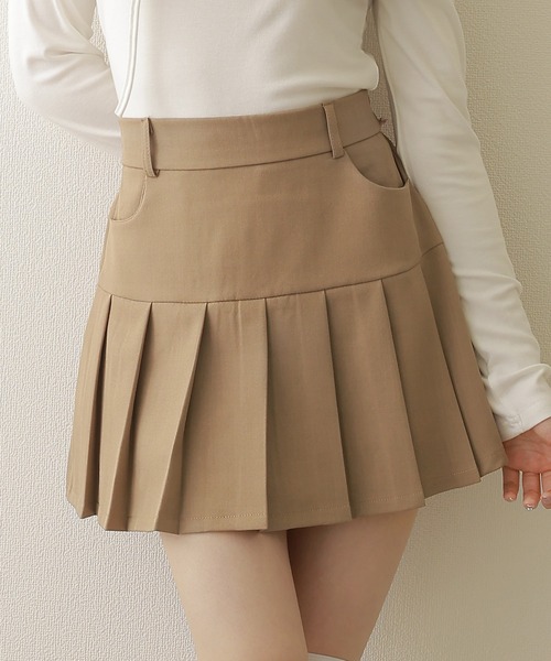 waist ribbon mini skirt/ウエストリボンミニスカート（スカート