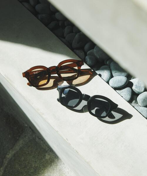SMELLY（スメリー）の「ワイドフレームサングラス（メガネ・レディース・ブラウン/ブラック/ベージュ・-）」の13枚目の写真