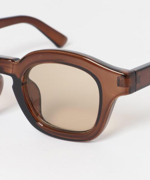 SMELLY（スメリー）の「ワイドフレームサングラス（メガネ・レディース・ブラウン/ブラック/ベージュ・-）」の11枚目の写真