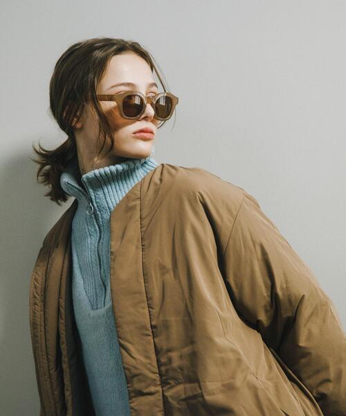 SMELLY（スメリー）の「ワイドフレームサングラス（メガネ・レディース・ブラウン/ブラック/ベージュ・-）」の6枚目の写真