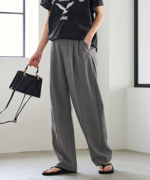 FRAMeWORK（フレームワーク）の「撥水強撚PEバレルパンツ（スラックス