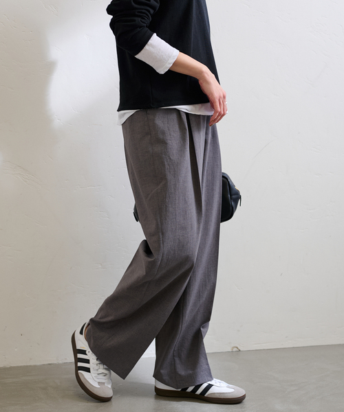 FRAMeWORK（フレームワーク）の「撥水強撚PEバレルパンツ（スラックス