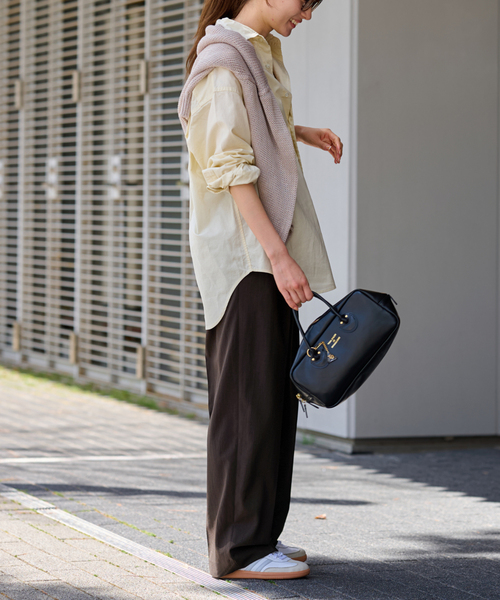 FRAMeWORK（フレームワーク）の「撥水強撚PEバレルパンツ（スラックス