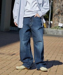 EDWIN（エドウィン）の「EDWIN エドウィン ワイドストレート デニムパンツ バギージーンズ（デニムパンツ）」