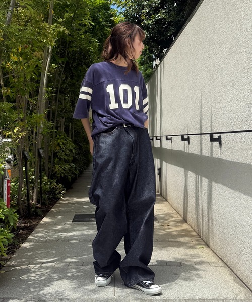 EDWIN(エドウィン)の「EDWIN エドウィン ワイドストレート デニムパンツ バギージーンズ(デニムパンツ・メンズ・ブラック系その他/インディゴブルー/ブラック系その他2/ライトインディゴブルー・X-LARGE/LARGE/MEDIUM/SMALL)」の18枚目の写真