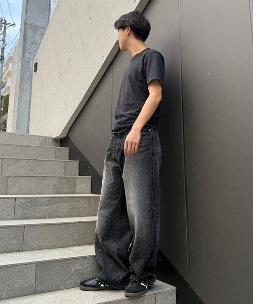 EDWIN(エドウィン)の「EDWIN エドウィン ワイドストレート デニムパンツ バギージーンズ(デニムパンツ・メンズ・ブラック系その他/インディゴブルー/ブラック系その他2/ライトインディゴブルー・X-LARGE/LARGE/MEDIUM/SMALL)」の13枚目の写真