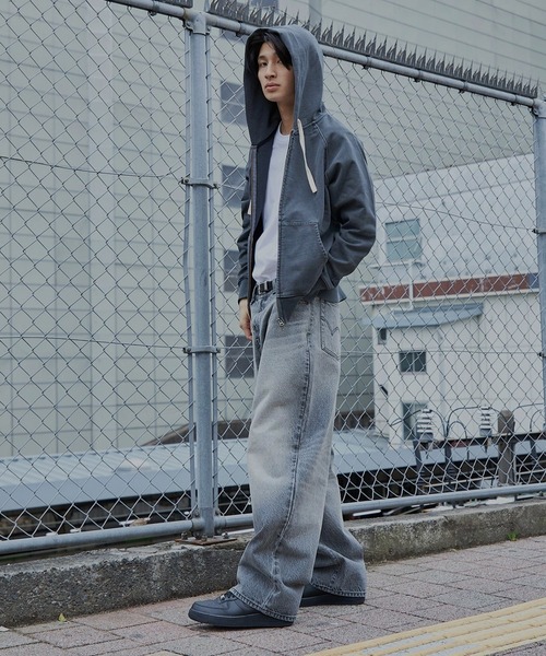 EDWIN(エドウィン)の「EDWIN エドウィン ワイドストレート デニムパンツ バギージーンズ(デニムパンツ・メンズ・ブラック系その他/インディゴブルー/ブラック系その他2/ライトインディゴブルー・X-LARGE/LARGE/MEDIUM/SMALL)」の11枚目の写真