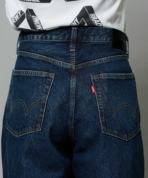 EDWIN（エドウィン）の「EDWIN エドウィン ワイドストレート デニムパンツ バギージーンズ（デニムパンツ・メンズ・ブラック系その他/インディゴブルー/ブラック系その他2/ライトインディゴブルー/ブルー系その他/ダークインディゴブルー・X-LARGE/LARGE/MEDIUM/SMALL/X-SMALL）」の12枚目の写真