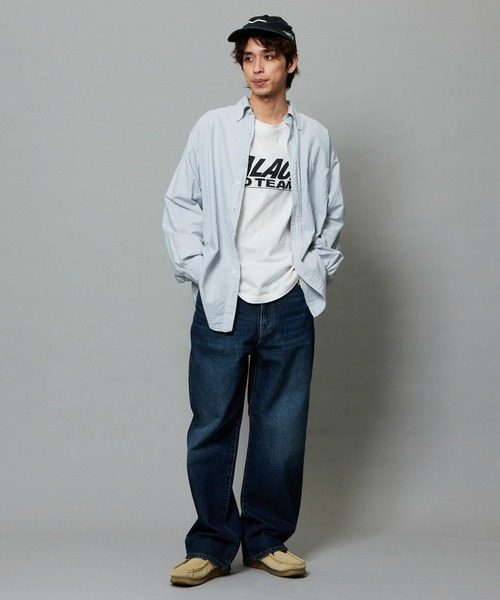 EDWIN（エドウィン）の「EDWIN エドウィン ワイドストレート デニムパンツ バギージーンズ（デニムパンツ・メンズ・ブラック系その他/インディゴブルー/ブラック系その他2/ライトインディゴブルー/ブルー系その他/ダークインディゴブルー・X-LARGE/LARGE/MEDIUM/SMALL/X-SMALL）」の14枚目の写真