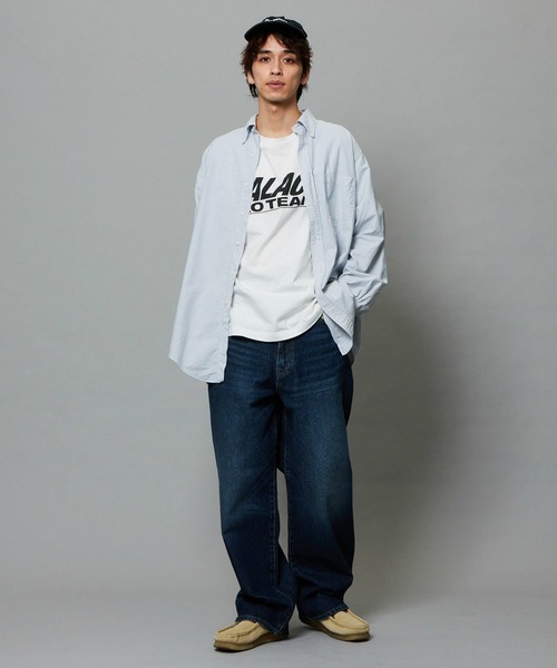 EDWIN（エドウィン）の「EDWIN エドウィン ワイドストレート デニムパンツ バギージーンズ（デニムパンツ・メンズ・ブラック系その他/インディゴブルー/ブラック系その他2/ライトインディゴブルー/ブルー系その他/ダークインディゴブルー・X-LARGE/LARGE/MEDIUM/SMALL/X-SMALL）」の15枚目の写真