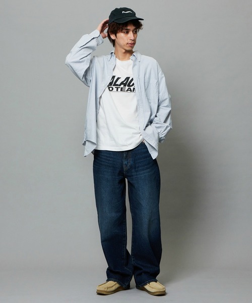 EDWIN（エドウィン）の「EDWIN エドウィン ワイドストレート デニムパンツ バギージーンズ（デニムパンツ・メンズ・ブラック系その他/インディゴブルー/ブラック系その他2/ライトインディゴブルー/ブルー系その他/ダークインディゴブルー・X-LARGE/LARGE/MEDIUM/SMALL/X-SMALL）」の16枚目の写真