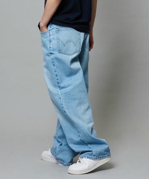 EDWIN（エドウィン）の「EDWIN エドウィン ワイドストレート デニムパンツ バギージーンズ（デニムパンツ・メンズ・ブラック系その他/インディゴブルー/ブラック系その他2/ライトインディゴブルー/ブルー系その他/ダークインディゴブルー・X-LARGE/LARGE/MEDIUM/SMALL/X-SMALL）」の17枚目の写真