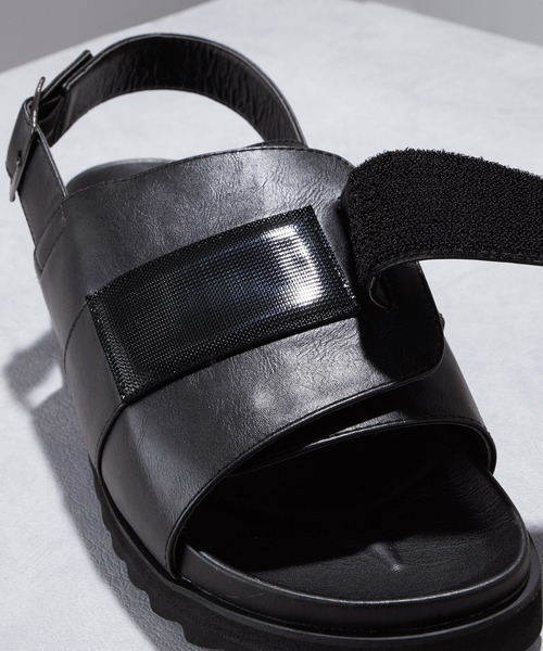ENDER PRODUCTS（エンダープロダクツ）の「ハイシャークソールクロスベルトサンダル【ENDER PRODUCTS/エンダープロダクツ】（サンダル・メンズ・ブラック系その他3・M/L）」の7枚目の写真