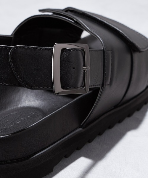 ENDER PRODUCTS（エンダープロダクツ）の「ハイシャークソールクロスベルトサンダル【ENDER PRODUCTS/エンダープロダクツ】（サンダル・メンズ・ブラック系その他3・M/L）」の8枚目の写真