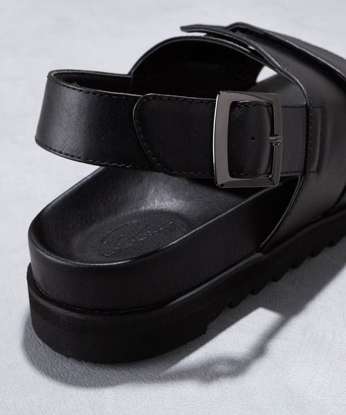 ENDER PRODUCTS（エンダープロダクツ）の「ハイシャークソールクロスベルトサンダル【ENDER PRODUCTS/エンダープロダクツ】（サンダル・メンズ・ブラック系その他3・M/L）」の10枚目の写真