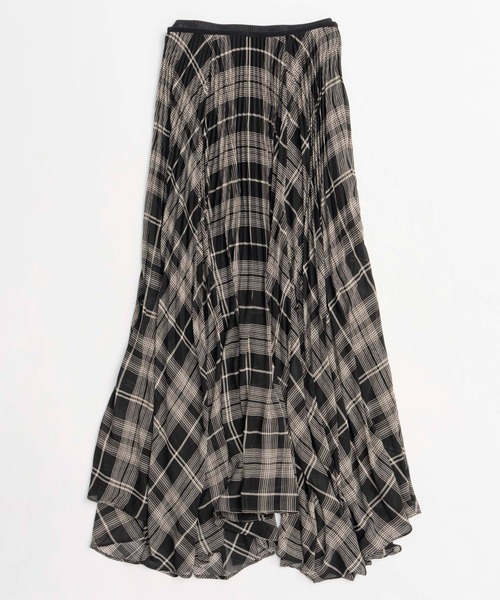MAISON SPECIAL サーキュラープリーツチェックスカート Circular Pleated Plaid Skirt/サーキュラープリーツチェック