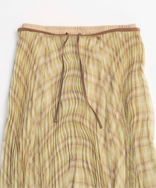 MAISON SPECIAL(メゾンスペシャル)の「Circular Pleated Plaid Skirt/サーキュラープリーツチェックスカート【MAISON SPECIAL/メゾンスペシャル】(スカート・レディース・ブルー/ブラック/グリーン・38/36)」の15枚目の写真